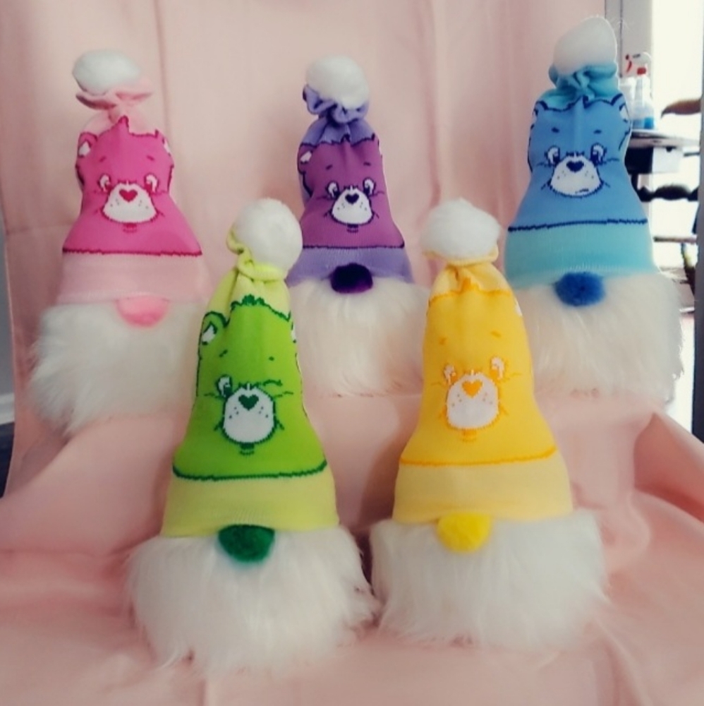 Care Bear Gnome collection of 5 💜💛💙💗🧡
